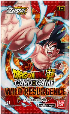 Dragon Ball Z Super Card Game Zenkai Series Wild Resurgence Booster Pack